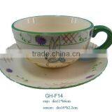 2012 New Design Ceramic Coffee Set With Saucer thumbnail-1