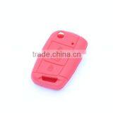 Cheap Price Single Color Silicone Car Key Covers, Silicone Car Key Holer for Volkswagen Golf7 thumbnail-4