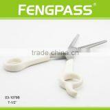 S3-1079B 7.5" Inch 2CR13 Stainless Steel With PP Handle Hair Cut Salon Scissors With ABS Plastic Handle thumbnail-3