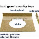 Desert Gold Granite Vanity Top