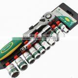 Best Selling 12pcs 1/2" Drive Socket and Ratchet Handle Set With High Quality thumbnail-6
