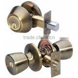US10B Combo Entry Lock Set Door Knob & Deadbolt Keyed Alike KW1 Keyway Lock thumbnail-4