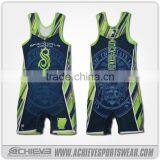 Custom Sublimation Wrestling Singlet/ Cheap Wrestling Singlets for Sale thumbnail-6