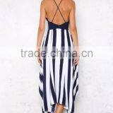 Women Dresses 2016 Top Quality Latest Design Stripe Fashion Boutique Dress thumbnail-5