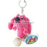 Small Promotional Toy Keychain Toy Different Color Plush Dog thumbnail-3