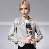 European Style Latest Design Women Sexy Leather Jacket Competitive Price thumbnail-1