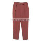 2017 New Skinny Nine Point Pants Korean Haren Female Leisure Trousers Loose Waisted Pants Sample Customization Manufacturer thumbnail-2