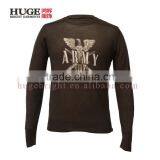 Men Eagle Pattern Intarsia Sweater, Merino Wool Sweater thumbnail-1