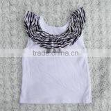 Wholesale Cheap Ruffle Shirts Toddler Baby Tank Top thumbnail-3