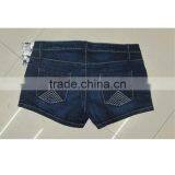 Young Girls Washed Denim Shorts Jean Stock thumbnail-2