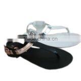 China Factory Stock Lady Flat Sandal Shoes Cheap Clearance Sale thumbnail-1