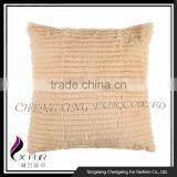 CX-D-99 New Design Rabbit Fur Cushion Cover For Office Chair thumbnail-1