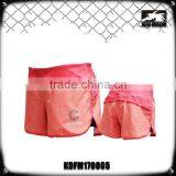 High Elastic Girls Custom Workout Training Shorts With Inner Lycra Lining