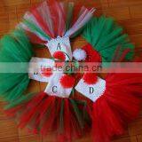 2013 Christmas Red and Green Tutu Dress thumbnail-1