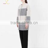 Classic Crew Neck Cashmere Overcoat Womens Winter Coat Wool thumbnail-4