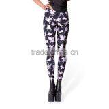 Wholesale Stretch Fabric Custom Logo Womens High Waist Leggings 2017 thumbnail-2