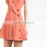 2017 Fashion Spaghetti Strap Elegant Women Spring Summer Dresses One Piece Design thumbnail-2