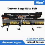 Easy Lock Clasp Children Tri-Belt Size Ready Race Number Belt for Marathon/Halfmarathon/Triathlon - Amazon/eBay Supplier - Black thumbnail-1