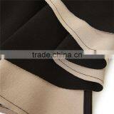 2017 OEM Spring Retro Crepe Black Bonded High Waisted Midi Skirt thumbnail-5