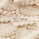 New Arrival Layered Knitted Beige Color Girls Ruffle Shorts thumbnail-4