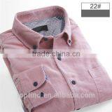 2016 Spring & Autumn Series Fashion Corduroy Mens Shirt for Pink Color thumbnail-1