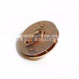 Zinc Based Alloy Purse Twist Turn Lock Gold Plated 42mm(1 5/8") Dia, 1 Set thumbnail-2