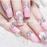 Clear White Flat Back Crystals Flatback Glass Bling Nail Rhinestone Nail Art thumbnail-1