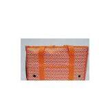 Orange Oxford + PU Leather Pet Carriers With Heart Printing Odm-z8 thumbnail-1