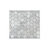 Hexagonal Pure White Shell Mosaic(Straight Angle ) thumbnail-1