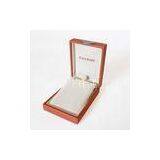 Printing Jewellery Leather Paper or Cardboard Gift Box With Blister Tray for Necklaces thumbnail-1