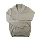 2015 Fall Gentlemen\'s Fashion Angora Wool Pullover Jacquard Diamond Stitch Shawl Sweater