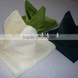 Wedding Polyester Table Napkin 100%spun Polyester Napkins