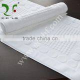 100% Cotton Solid Color Jacquard in Relief Hotel Bath Mat, Embossed Towel thumbnail-1