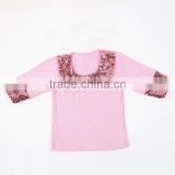 Factory price new design baby clothes pictures of types of clothes pink cotton baby girl t shirt