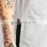 Wholesale Side Zipper Soft Fabric T-Shirt thumbnail-3