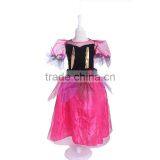 PD1637 Blue Satin and Yarn Dress up Costumes Children Party Kids Costumes thumbnail-5