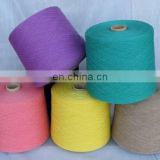 95% cashmere 5% cotton blended yarn