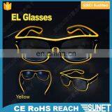 Halloween Parade Custom Logo Glow Party LED EL Wire Glasses Sunglasses thumbnail-2