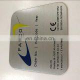 Square Aluminum Laser Engraved Construction Label thumbnail-4