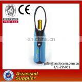 Blue Neoprene Wine Cover With Handle thumbnail-1