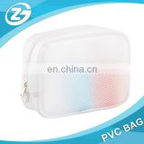 Soft Clear PVC Waterproof Laminated Zippered Pouch