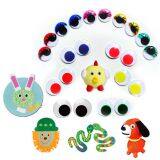 Assorted Bulk White and Black Round Craft Wiggly Eyes thumbnail-2
