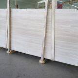 White Marble, White Wooden Marble, White Wenge Marble, White Wood Marble Slab,Grey Serpegiante Marble thumbnail-5
