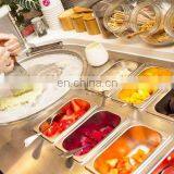 Double Flat Pans Thailand Roll Fried Ice Cream Machine / Ice Cream Cold Plate / Fry Ice Cream Machine in Zhengzhou thumbnail-6