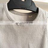 Custom Organic Cotton Rib Baby Bubble Bodysuit Romper thumbnail-5