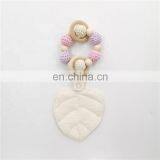 Organic Muslin Comforter Baby Wooden Toys Teether thumbnail-5
