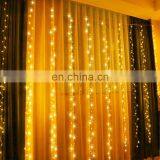 300 LEDs Window Curtain Fairy Lights Copper Wire String Lights USB Remote Control 8 Modes Hanging Lights thumbnail-3