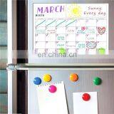 Magnetic Whiteboard Calendar Glass, Dry Erase Glass White Board Planner thumbnail-3