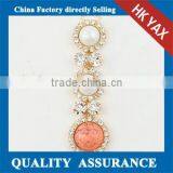 Pear Rhinestone Trimming Cup Chain,Cup Chain Pearl Rhinestone Trimming for Shoes Clothes Bags Jewelry Wedding Dress thumbnail-2