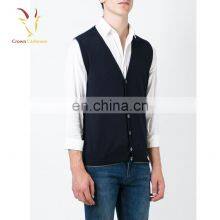 Mens Cashmere Sweater Vest , Sleeveless Sweater for Men thumbnail-3